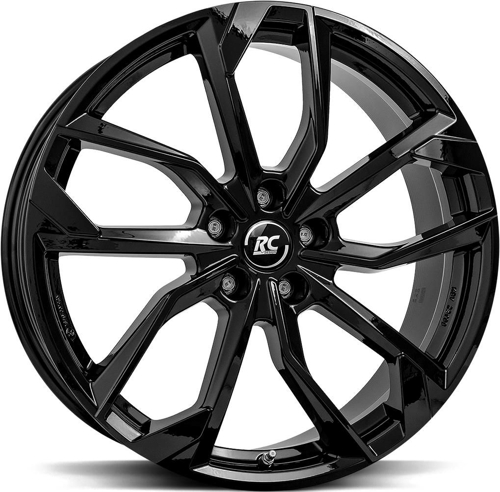 BROCK RC34 SHINY BLACK 7x18 5/110 ET37 CB65.1