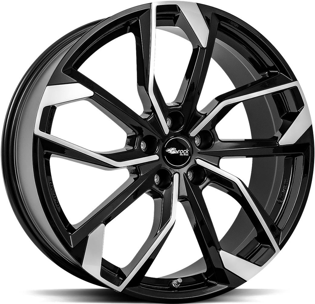 BROCK RC34 BLACK FULL POL 7.5x18 5/114.3 ET40 CB60.1