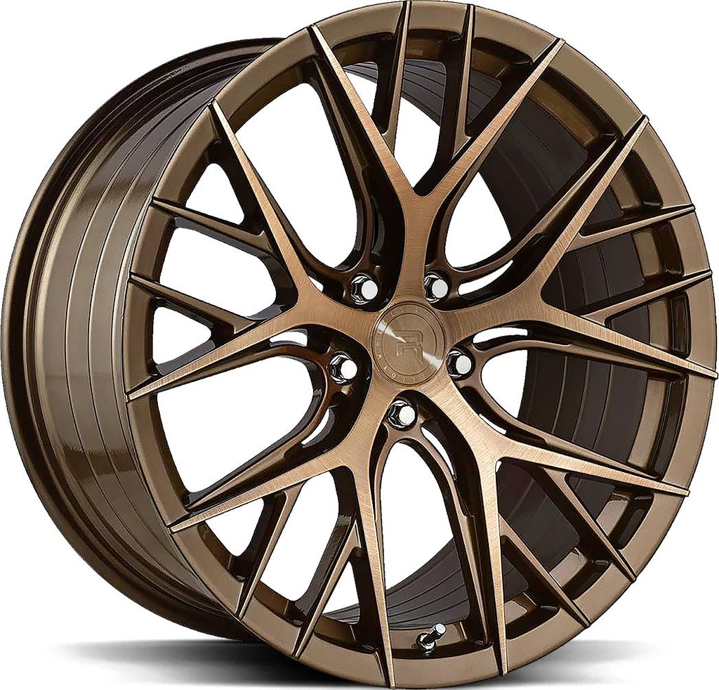 R-SERIES R16 BRUSH DUAL BRONZE 9x20 5/112 ET35 CB66.6