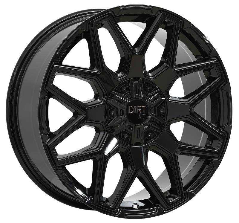 STATUSFÄLGAR D212 GLOSSBLACK 8x17 6/120-130 ET48 CB84.1