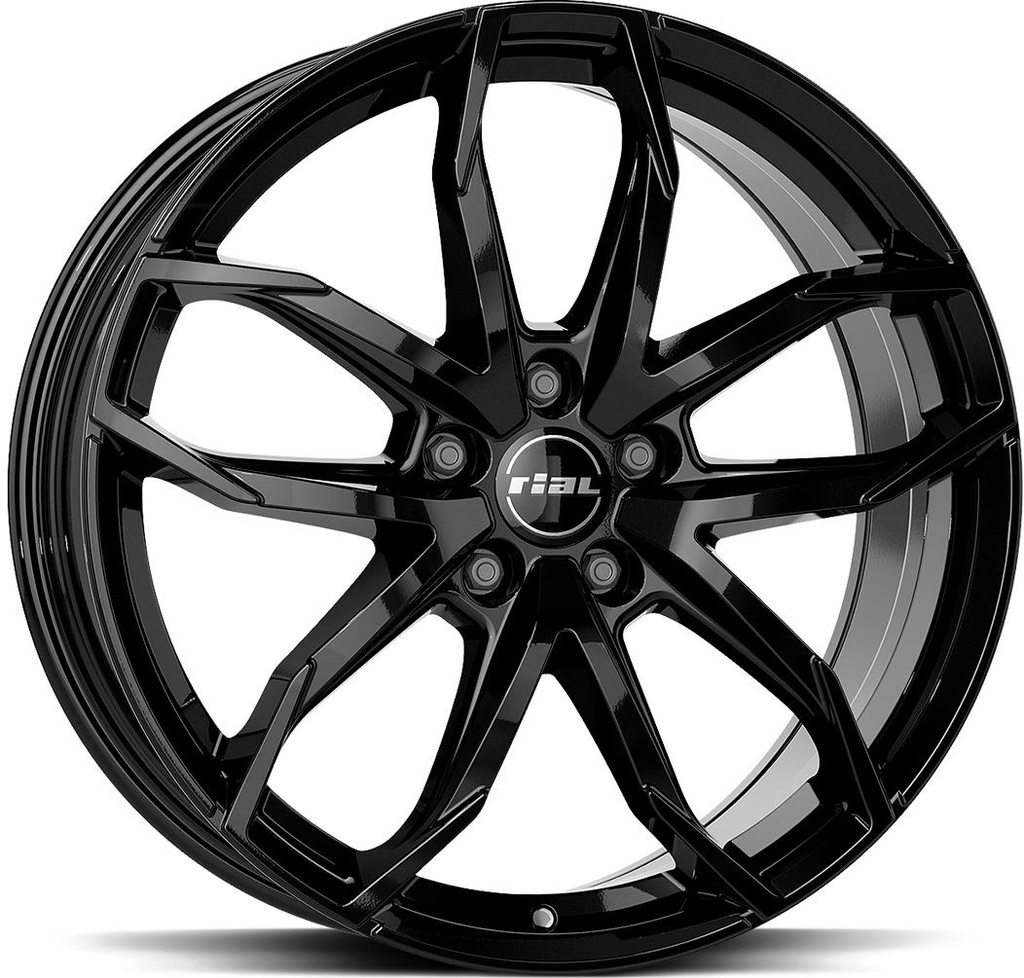 RIAL LUCCA DIAM BLACK 6.5x17 4/100 ET49 CB54.1