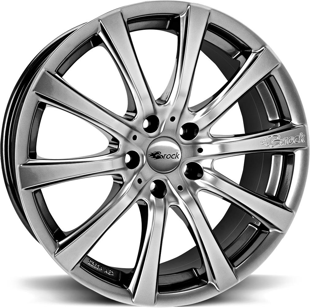BROCK B21 CHROME SILVER 9x18 5/112 ET21 CB66.6