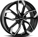 BROCK RC34 BLACK FULL POL 8.5x18 5/112 ET36 CB66.5